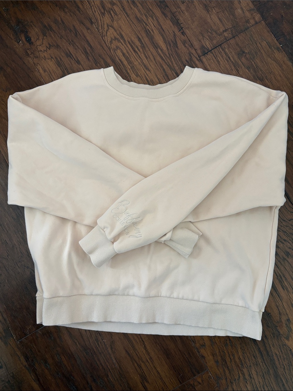 Buff Bunny Cream Pullover Crewneck